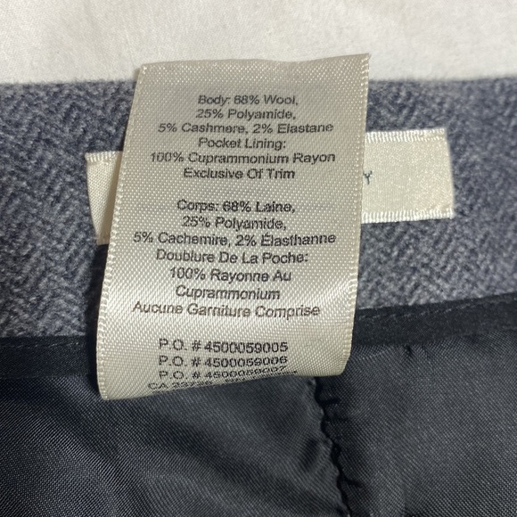 Aritzia Wilfred Chambery Wool Blend Grey Cropped Pant Size 0 - Picture 14 of 14